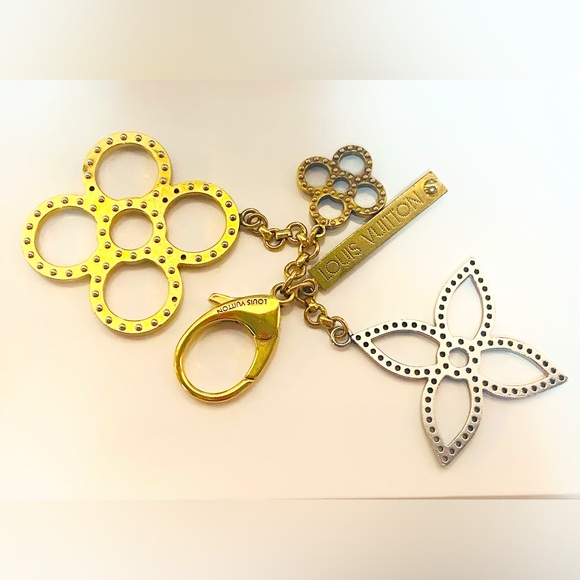 LOW STARTπ₯π₯π₯π₯Louis Vuitton Bijoux Sac Tapage
Gold Tone Key Ring Bag Charm - Picture 6 of 11
